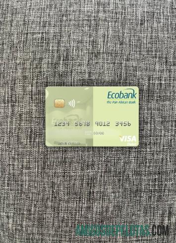 Gana Ecobank Gana Visa Cartão de Débito Photolook Front baixar para verificação